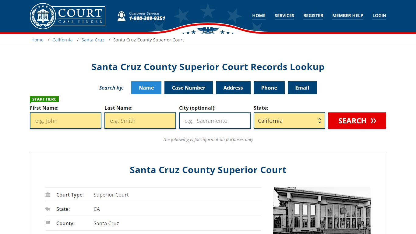 Santa Cruz County Superior Court Records Lookup